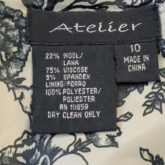 Atelier Woman’s pencil skirt career classic wool blend size 10 - Picture 9 of 12